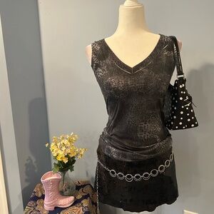 Y2K Vintage Harley Davidson Rhinestone Tank